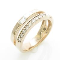 K18PG ダイヤモンドリング