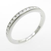 ティファニー ハーフサークル チャネルセッティング リング