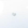 プラチナダイヤモンドピアス 0．644ct・H・I1・GOOD 片耳