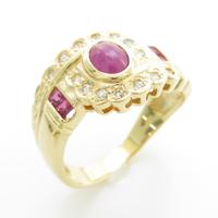 K18YG ルビーリング