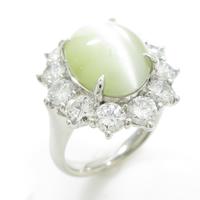 PT クリソベリルキャッツアイリング