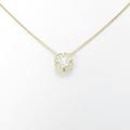 【新品】K18YG ダイヤモンドネックレス 0．252ct・G・SI2・GOOD