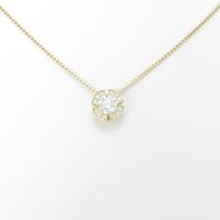 【新品】K18YG ダイヤモンドネックレス 0．252ct・G・SI2・GOOD