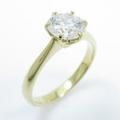 【リメイク】K18YG ダイヤモンドリング 1．008ct・D・VVS1・3EXT H＆C
