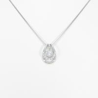 【新品】プラチナダイヤモンドネックレス 0．331ct・F・SI2・GOOD