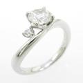プラチナダイヤモンドリング 0．704ct・H・I1・GOOD