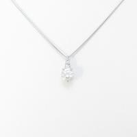 プラチナダイヤモンドネックレス 0．389ct・G・SI2・GOOD