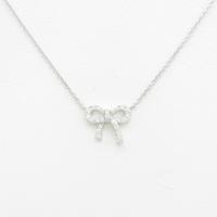 ティファニー メトロ ボウ ミニ ネックレス