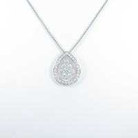 K18WG ダイヤモンドネックレス