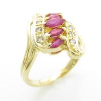 K18YG ルビーリング