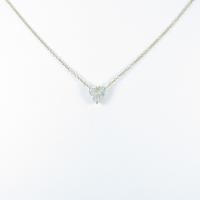 ヴァンドーム ハート アクアマリンネックレス