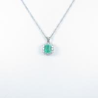 PT1000／PT エメラルドネックレス