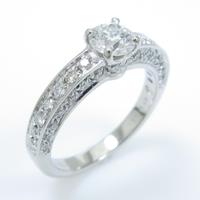 ブルガリ デディカータ ア ヴェネチア リング 0．41ct・F・VS1・EXT