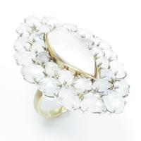 アガット マザーオブパールリング