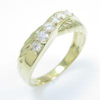 K18YG ダイヤモンドリング