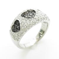 PT ハート パヴェ ダイヤモンドリング