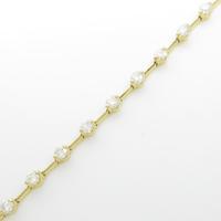 K18YG ダイヤモンドブレスレット