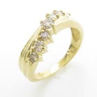 K18YG ダイヤモンドリング