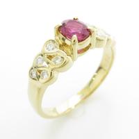 K18YG ルビーリング