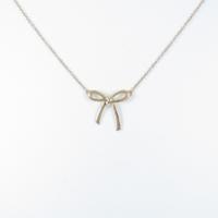 ティファニー ボウ ミニ ネックレス