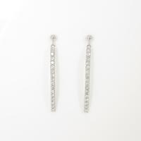 【リメイク】K18WG ダイヤモンドピアス