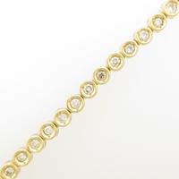 K18YG ダイヤモンドブレスレット