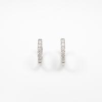 【リメイク】K18WG ダイヤモンドピアス