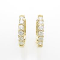 【リメイク】K18YG ダイヤモンドピアス