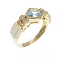 K18YG カラーストーンリング