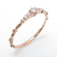 アガット ダイヤモンドリング