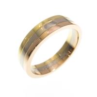 カルティエ スリーゴールド リング