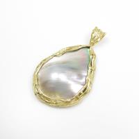 K18YG マザーオブパールペンダント