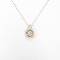 K18YG 2WAY ダイヤモンドネックレス