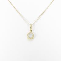 K18YG ダイヤモンドネックレス