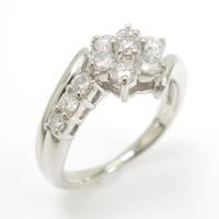 PT フラワー ダイヤモンドリング