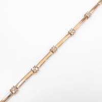 K18PG ダイヤモンドブレスレット