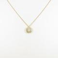 【リメイク】K18YG ダイヤモンドネックレス 0．317ct・D・SI1・VG