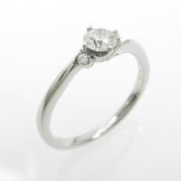 プラチナダイヤモンドリング 0．313ct・G・SI1・3EXT H＆C