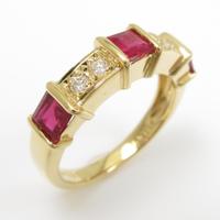 K18YG ルビーリング