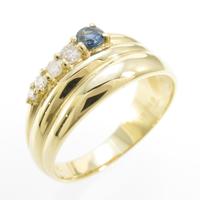 K18YG サファイヤリング