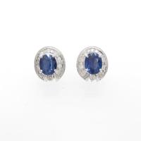 PT／K18WG サファイヤピアス