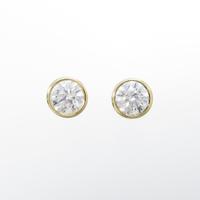 ティファニー バイザヤード ピアス 0．5ct・0．5ct・D・SI1・3EXT