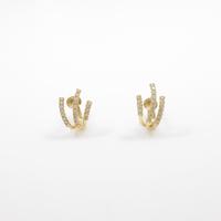 K18YG ダイヤモンドイヤリング