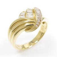 K18YG ダイヤモンドリング