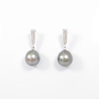 PT／K18WG クロチョウパールピアス