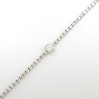 K18WG ダイヤモンドブレスレット