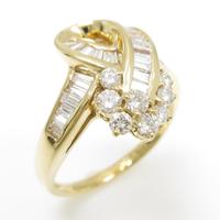 18KYG ダイヤモンドリング