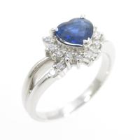 PT ハート サファイヤリング