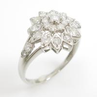 PT フラワー ダイヤモンドリング