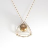 K18PG クロチョウパールネックレス